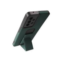 Newface Samsung Galaxy A53 5G Kılıf Mega Standlı Silikon - Yeşil