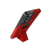 Newface Samsung Galaxy A53 5G Kılıf Mega Standlı Silikon - Kırmızı