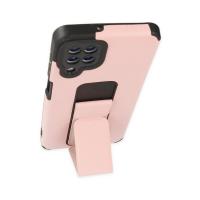 Newface Samsung Galaxy A22 Kılıf Mega Standlı Silikon - Pudra