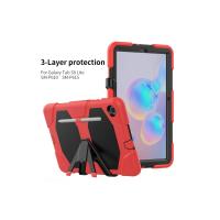 Newface Samsung Galaxy P610 Tab S6 Lite 10.4 Kılıf Griffin Tablet Kapak - Kırmızı