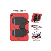 Newface Samsung Galaxy P610 Tab S6 Lite 10.4 Kılıf Griffin Tablet Kapak - Kırmızı