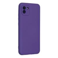 Newface Samsung Galaxy A03 Kılıf Nano içi Kadife Silikon - Mor