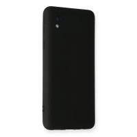 Newface Samsung Galaxy A01 Core Kılıf Nano içi Kadife Silikon - Siyah