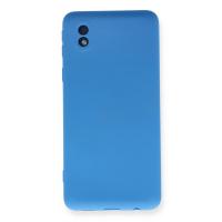 Newface Samsung Galaxy A01 Core Kılıf Nano içi Kadife Silikon - Mavi