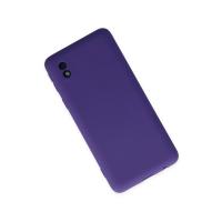 Newface Samsung Galaxy A01 Core Kılıf Nano içi Kadife Silikon - Mor