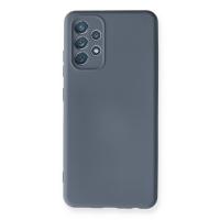 Newface Samsung Galaxy A32 Kılıf Nano içi Kadife Silikon - Gri