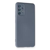 Newface Samsung Galaxy A32 Kılıf Nano içi Kadife Silikon - Gri