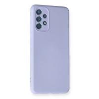 Newface Samsung Galaxy A32 Kılıf Nano içi Kadife Silikon - Lila