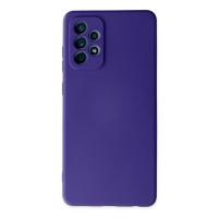 Newface Samsung Galaxy A32 Kılıf Nano içi Kadife Silikon - Mor