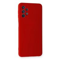 Newface Samsung Galaxy A52 Kılıf Nano içi Kadife Silikon - Kırmızı