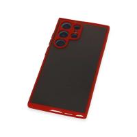 Newface Samsung Galaxy S22 Ultra Kılıf Montreal Silikon Kapak - Kırmızı