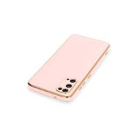 Newface Samsung Galaxy S20 Kılıf Volet Silikon - Pembe