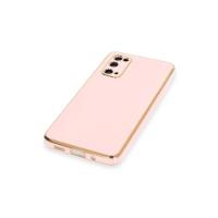 Newface Samsung Galaxy S20 Kılıf Volet Silikon - Pembe