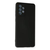 Newface Samsung Galaxy A72 Kılıf Nano içi Kadife Silikon - Siyah