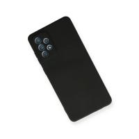 Newface Samsung Galaxy A72 Kılıf Nano içi Kadife Silikon - Siyah