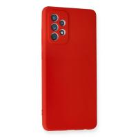 Newface Samsung Galaxy A72 Kılıf Nano içi Kadife Silikon - Kırmızı
