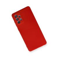 Newface Samsung Galaxy A72 Kılıf Nano içi Kadife Silikon - Kırmızı