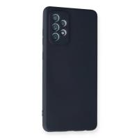 Newface Samsung Galaxy A72 Kılıf Nano içi Kadife Silikon - Lacivert