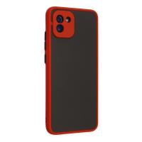 Newface Samsung Galaxy A03 Kılıf Montreal Silikon Kapak - Kırmızı