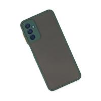 Newface Samsung Galaxy M13 Kılıf Montreal Silikon Kapak - Yeşil