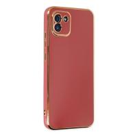 Newface Samsung Galaxy A03 Kılıf Volet Silikon - Kırmızı