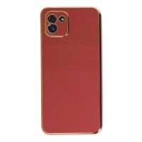 Newface Samsung Galaxy A03 Kılıf Volet Silikon - Kırmızı