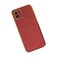 Newface Samsung Galaxy A03 Kılıf Volet Silikon - Kırmızı