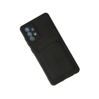 Newface Samsung Galaxy A52 Kılıf Kelvin Kartvizitli Silikon - Siyah