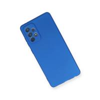 Newface Samsung Galaxy A72 Kılıf First Silikon - Mavi
