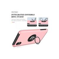Newface Samsung Galaxy A01 Core Kılıf Elit Yüzüklü Kapak - Pembe