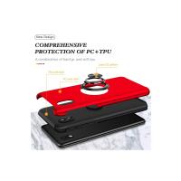 Newface Samsung Galaxy A01 Core Kılıf Elit Yüzüklü Kapak - Kırmızı