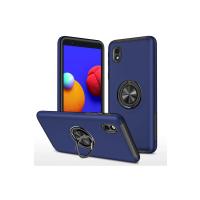 Newface Samsung Galaxy A01 Core Kılıf Elit Yüzüklü Kapak - Lacivert