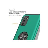 Newface Samsung Galaxy A02S Kılıf Elit Yüzüklü Kapak - Yeşil