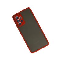 Newface Samsung Galaxy A72 Kılıf Montreal Silikon Kapak - Kırmızı