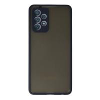 Newface Samsung Galaxy A72 Kılıf Montreal Silikon Kapak - Lacivert