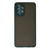 Newface Samsung Galaxy A72 Kılıf Montreal Silikon Kapak - Koyu Yeşil