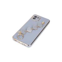 Newface Samsung Galaxy A03 Kılıf Esila Silikon - Gri