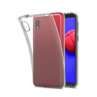 Newface Samsung Galaxy A01 Core Kılıf Deluxe 2mm Şeffaf Silikon
