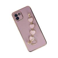 Newface Samsung Galaxy A03 Kılıf Esila Silikon - Mor