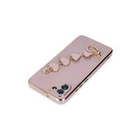 Newface Samsung Galaxy A03 Kılıf Esila Silikon - Mor