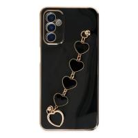 Newface Samsung Galaxy M23 Kılıf Esila Silikon - Siyah