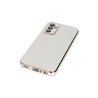 Newface Samsung Galaxy M23 Kılıf Volet Silikon - Beyaz