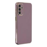 Newface Samsung Galaxy M23 Kılıf Volet Silikon - Mor