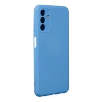 Newface Samsung Galaxy A04S Kılıf Nano içi Kadife Silikon - Mavi