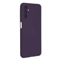 Newface Samsung Galaxy A04S Kılıf Nano içi Kadife Silikon - Mor