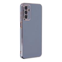 Newface Samsung Galaxy A04S Kılıf Volet Silikon - Mavi