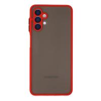 Newface Samsung Galaxy A04S Kılıf Montreal Silikon Kapak - Kırmızı