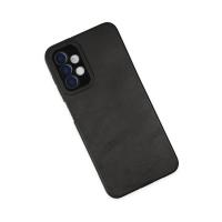 Newface Samsung Galaxy A04S Kılıf Loop Deri Silikon - Siyah