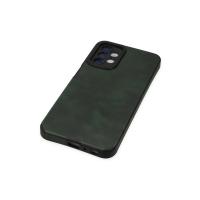 Newface Samsung Galaxy A04S Kılıf Loop Deri Silikon - Yeşil