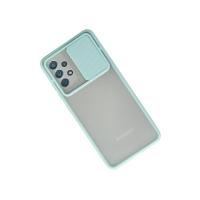 Newface Samsung Galaxy A52 Kılıf Palm Buzlu Kamera Sürgülü Silikon uaz